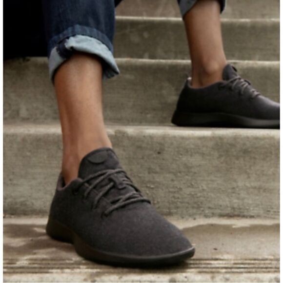 allbirds Men's Wool Runners in Gray Size 12 / excellent - Picture 1 of 9
